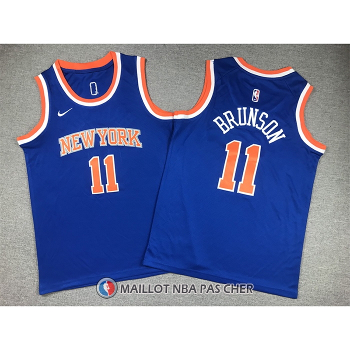 Maillot Enfant New York Knicks Jalen Brunson Icon 2022-23 Bleu